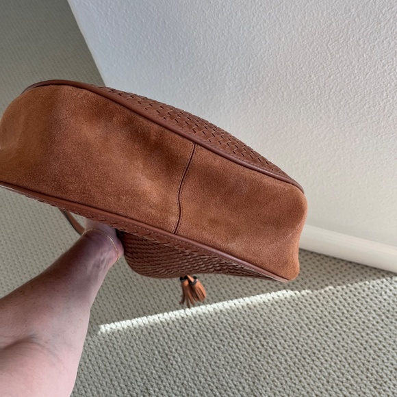 Tory Burch leather and suede purse - Picture 6 of 6